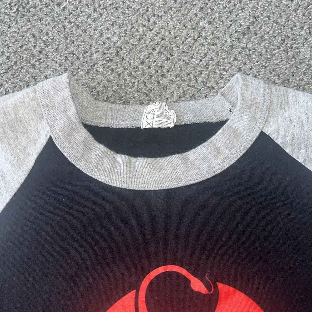Vintage‎ Strange Music T Shirt. Raglan, Baseball. Punk Band. XL